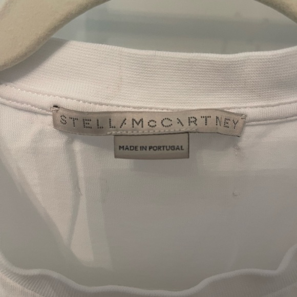 Stella McCartney White Short Sleeve Tee - Picture 4 of 10